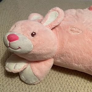 Stuffed Pink Bunny Backrest